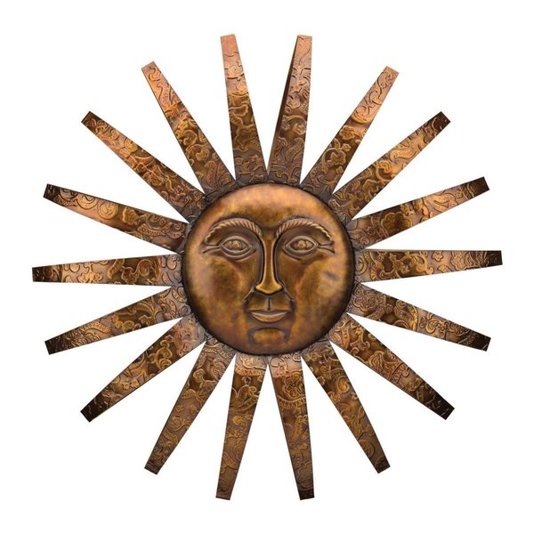 Regal Art & Gift 34 in. Sedona Sun Wall Decor, Brown 11596